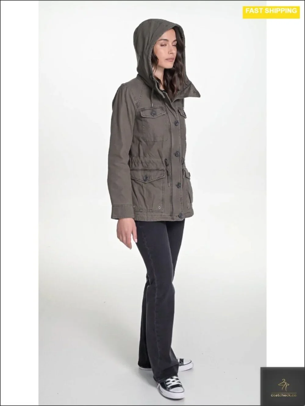 Levi's Women's Lightweight Cotton Military Jacket